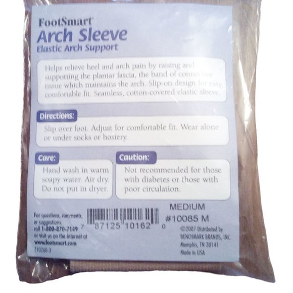 FOOTSMART Arch sleeve Elastic Support - Picture 1 of 2